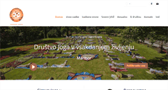 Desktop Screenshot of joga-maribor.org