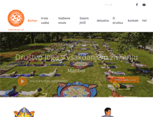 Tablet Screenshot of joga-maribor.org